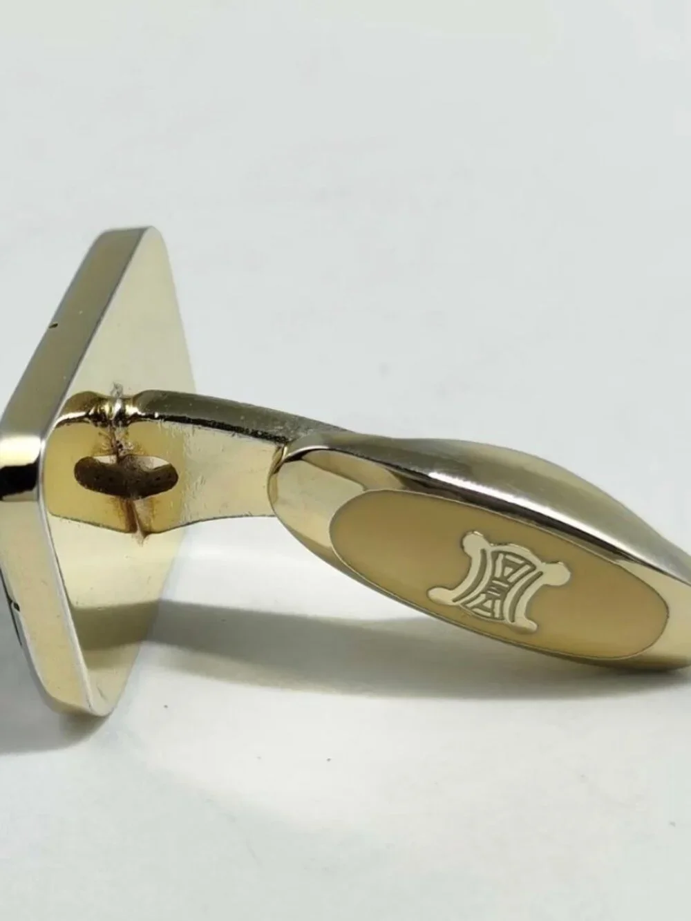 Vintage Celine Paris Horse & Carriage Cufflinks with Original Box